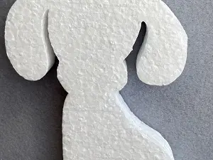 Заготівля з пінопласту-собака 15см