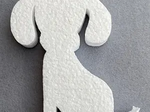 Заготівля з пінопласту-собака 15см