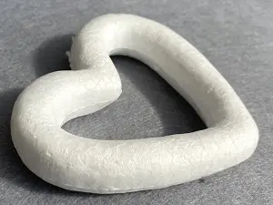 Заготовка из пенопласта-сердце