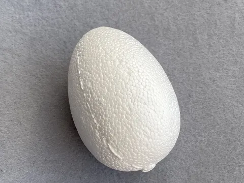 Заготовка из пенопласта-яйцо 9,5см