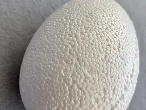 Заготовка из пенопласта-яйцо 9,5см