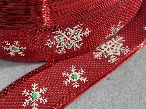 Новорічна стрічка-3,8см