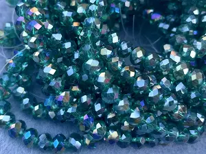 Кришталь Сфера (Рондель) - 6мм-10ниток