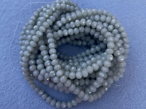 Кришталь Сфера (Рондель) - 6мм-10ниток