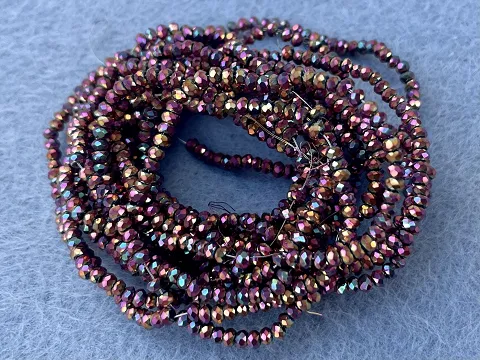 Хрусталь Сфера (Рондель) - 1мм