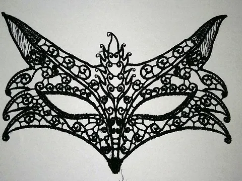 маска мереживна