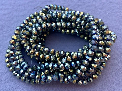 Хрусталь Сфера (Рондель) - 4мм