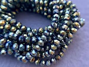 Хрусталь Сфера (Рондель) - 4мм