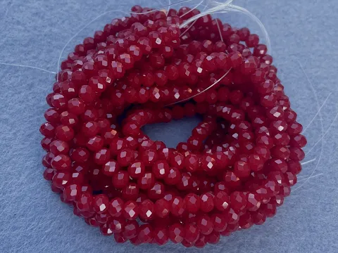 Кришталь Сфера (Рондель) - 6мм-10ниток