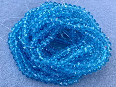 Кришталь Сфера (Рондель) - 6мм-10ниток