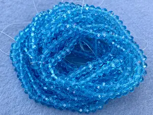 Кришталь Сфера (Рондель) - 6мм-10ниток