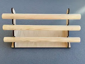 Дерев'яна підставка для кілець