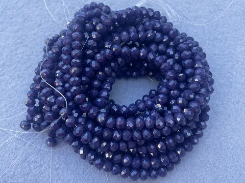 Кришталь Сфера (Рондель) - 6мм-10ниток