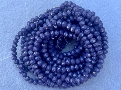 Кришталь Сфера (Рондель) - 6мм-10ниток