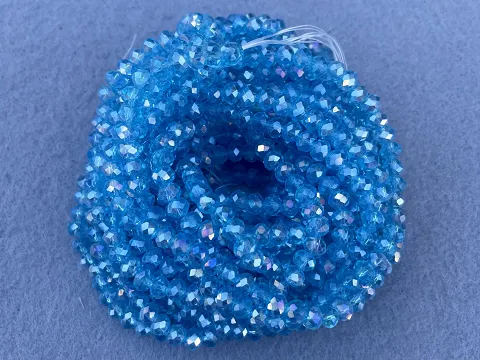 Хрусталь Сфера (Рондель) - 6мм