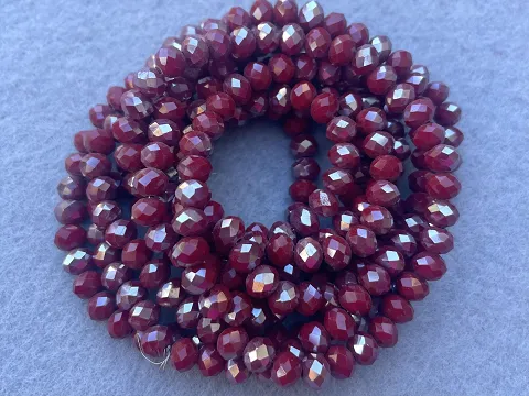 Хрусталь Сфера (Рондель) - 6мм