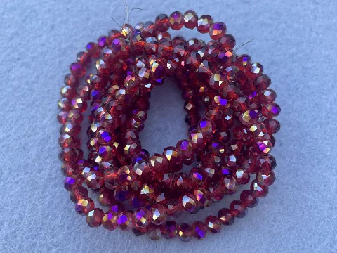 Хрусталь Сфера (Рондель) - 6мм