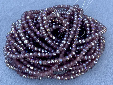 Хрусталь Сфера (Рондель) - 4мм