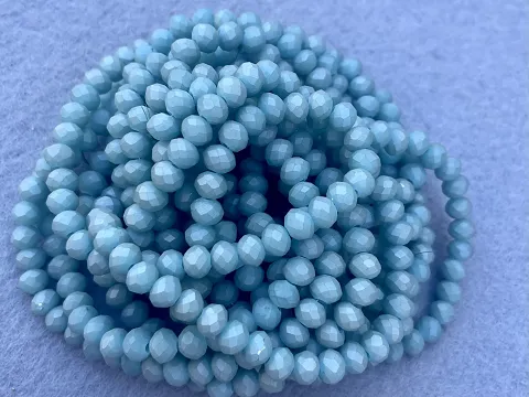 Кришталь Сфера (Рондель) - 6мм-10ниток