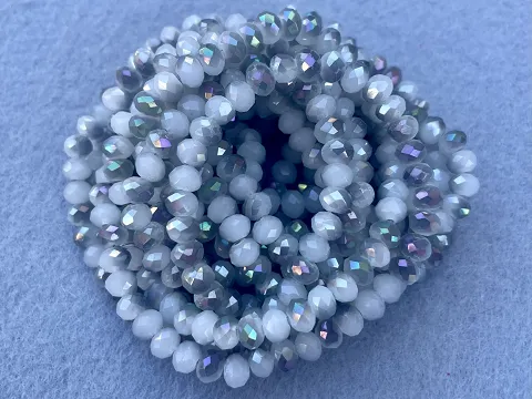 Кришталь Сфера (Рондель) - 6мм-10ниток