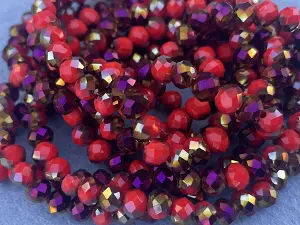 Кришталь Сфера (Рондель) - 6мм-10ниток