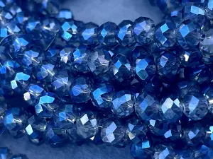 Кришталь Сфера (Рондель) - 6мм-10ниток