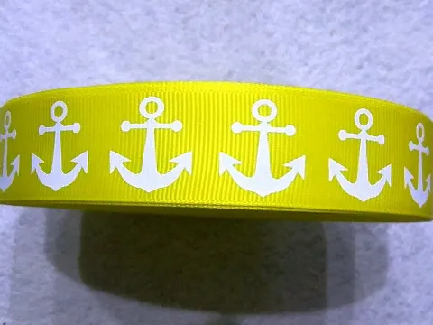 Стрічка репсова-2.5см-якоря