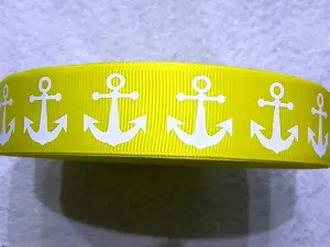 Стрічка репсова-2.5см-якоря