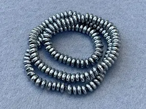 Гематит Рондель - 6мм