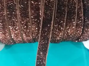 Стрічка велюрова люрекс