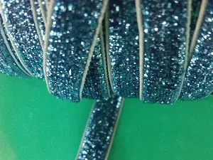 Стрічка велюрова люрекс