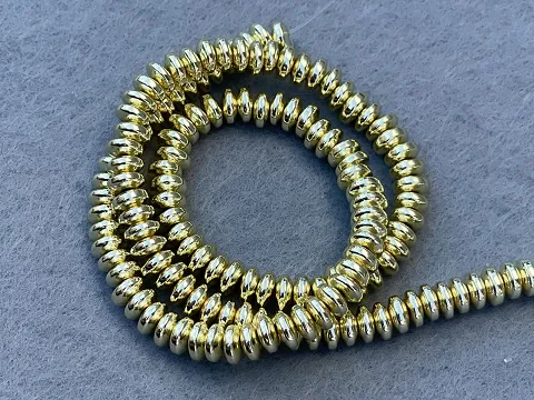 Гематит Рондель - 6мм