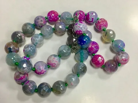 Агат гранённый