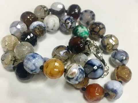 Агат гранований