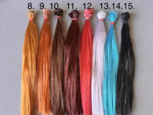 Волосся (Треси) для ляльок - Прямі -довжина - 30 см  (№14)