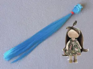 Волосся (Треси) для ляльок - Прямі -довжина - 30 см  (№14)