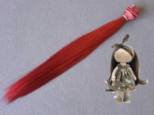 Волосся (Треси) для ляльок - Прямі -довжина - 30 см  (№12)