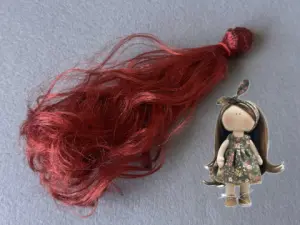 Волосся (Треси) для ляльок - Кучеряві -довжина - 20 см  (№4)