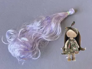 Волосся (Треси) для ляльок - Кучеряві -довжина - 30 см  (№8)