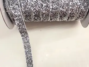 Лента велюровая люрекс