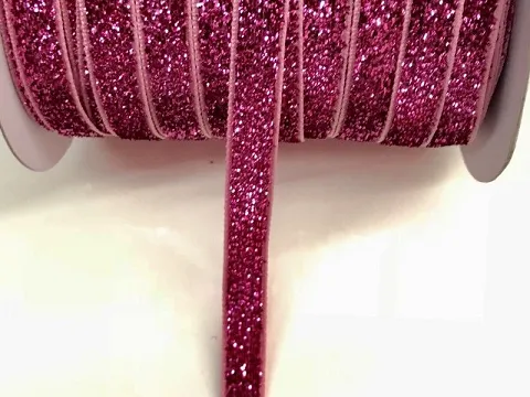 Лента велюровая люрекс