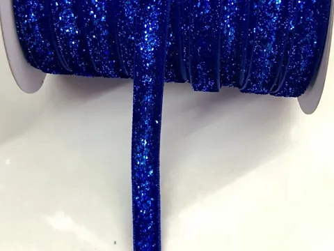 Стрічка велюрова люрекс