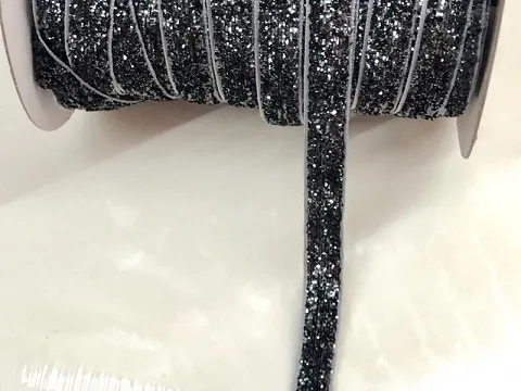 Стрічка велюрова люрекс