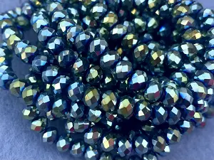 Кришталь Сфера (Рондель) - 6мм-10ниток