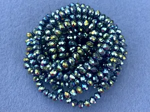 Кришталь Сфера (Рондель) - 6мм-10ниток