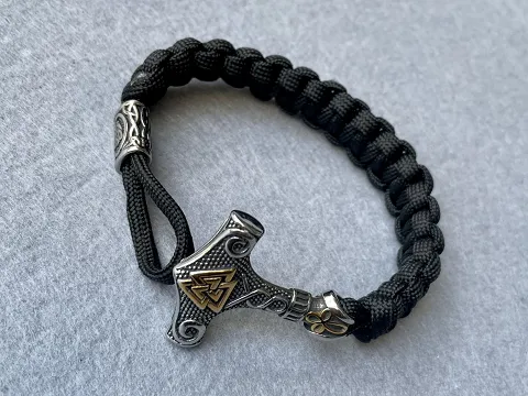 Браслет із паракорду "Молот Тора"