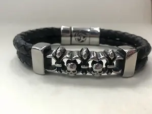 Браслет з шкіри