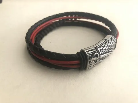 Браслет з шкіри