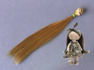 Волосся (Треси) для ляльок - Прямі -довжина - 30 см  (№5)