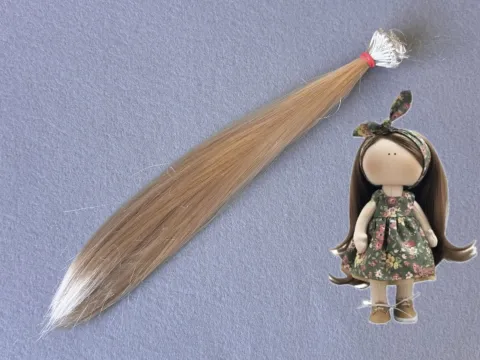 Волосся (Треси) для ляльок - Прямі -довжина - 30 см  (№2)